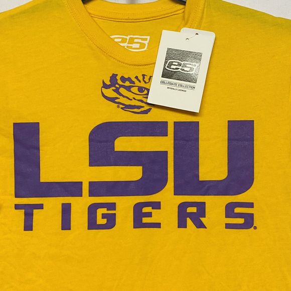 LSU Tigers New w Tag Short Sleeve T Shirt E5 Collegiate Collection Size Small - Picture 2 of 4
